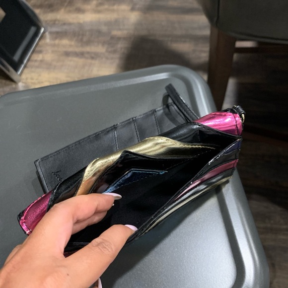 Victoria Secret black pink heart clutch wallet - Picture 6 of 7